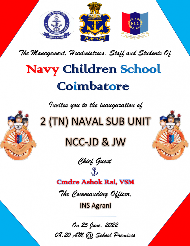 Inauguration of NCC Naval Unit