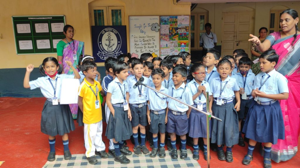 #Tiny tots - Grade 1 - being a part of the school assembly